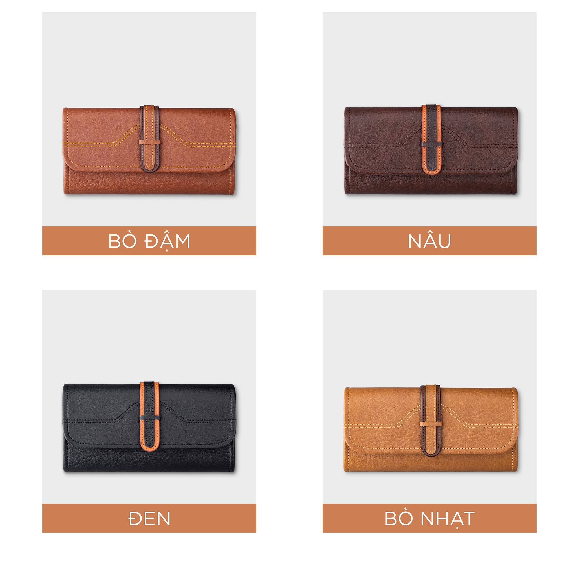 Ví Cầm Tay Unisex Thời Trang LATA VN48 nhiều màu