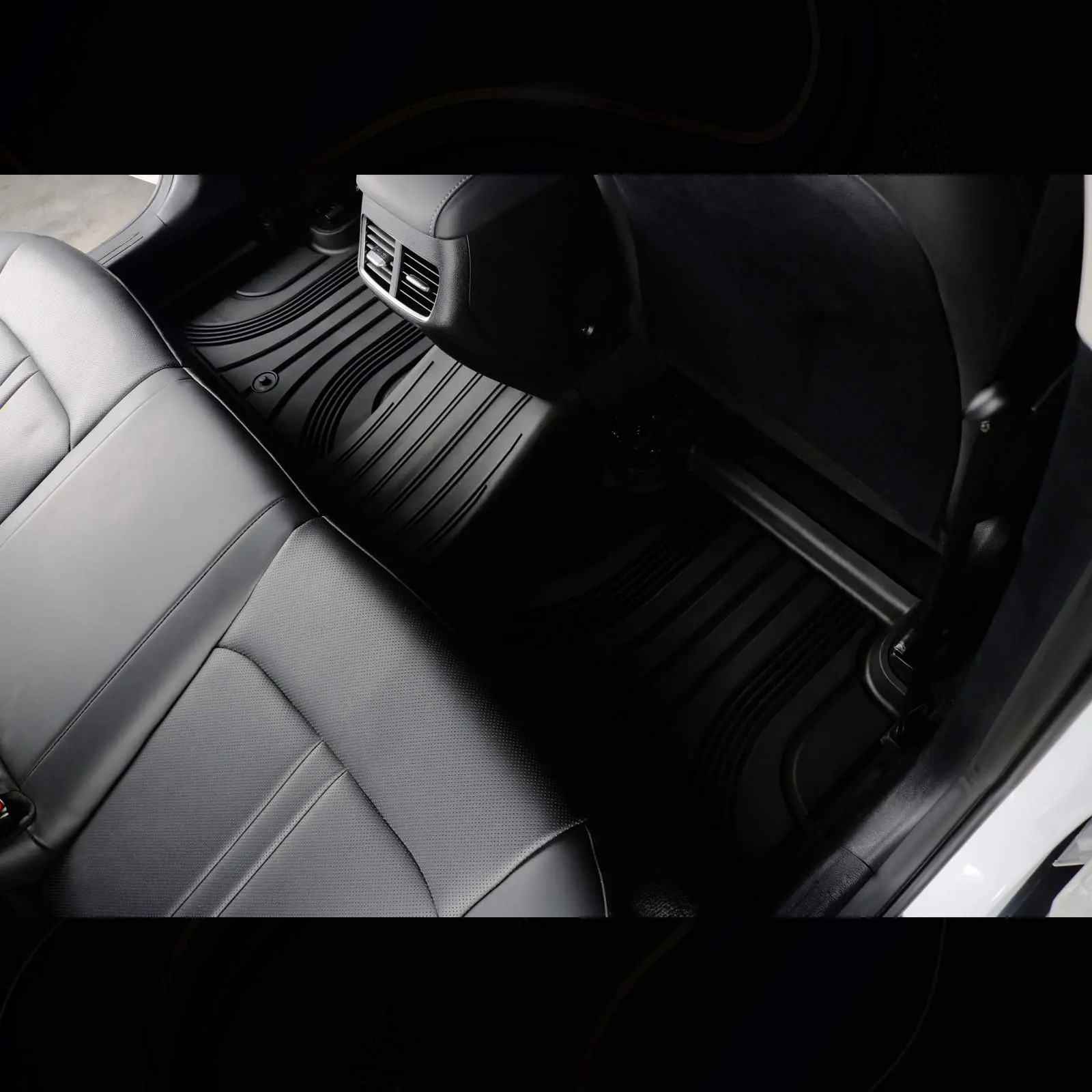 Thảm lót sàn xe ô tô Hyundai Palisade Nhãn hiệu Macsim 3W chất liệu nhựa TPE đúc khuôn cao cấp - màu đen