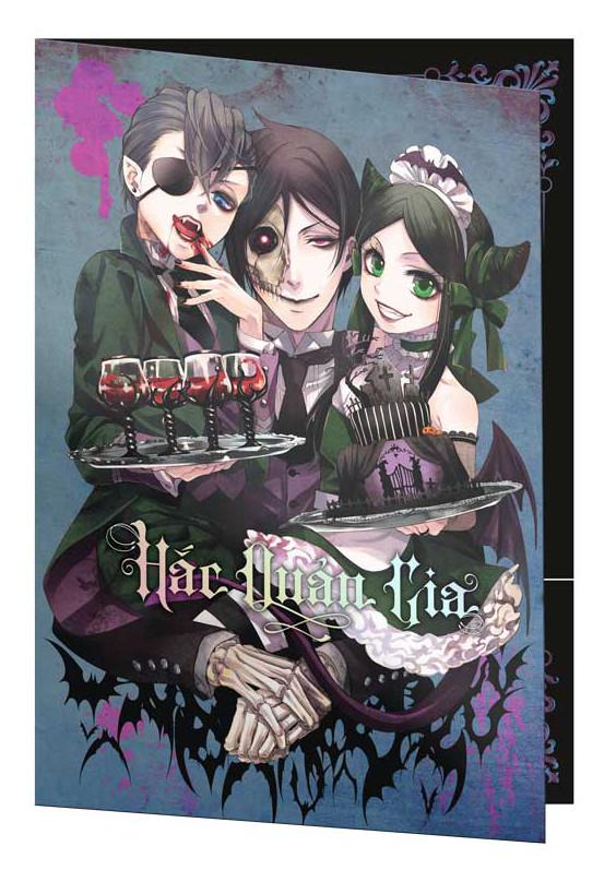 Hình ảnh Bộ Manga Hắc Quản Gia - Tập 19 + Tập 20 (Bộ 2 Cuốn) - Tặng Kèm 2 Black Card + Kẹp File “The Wizard”