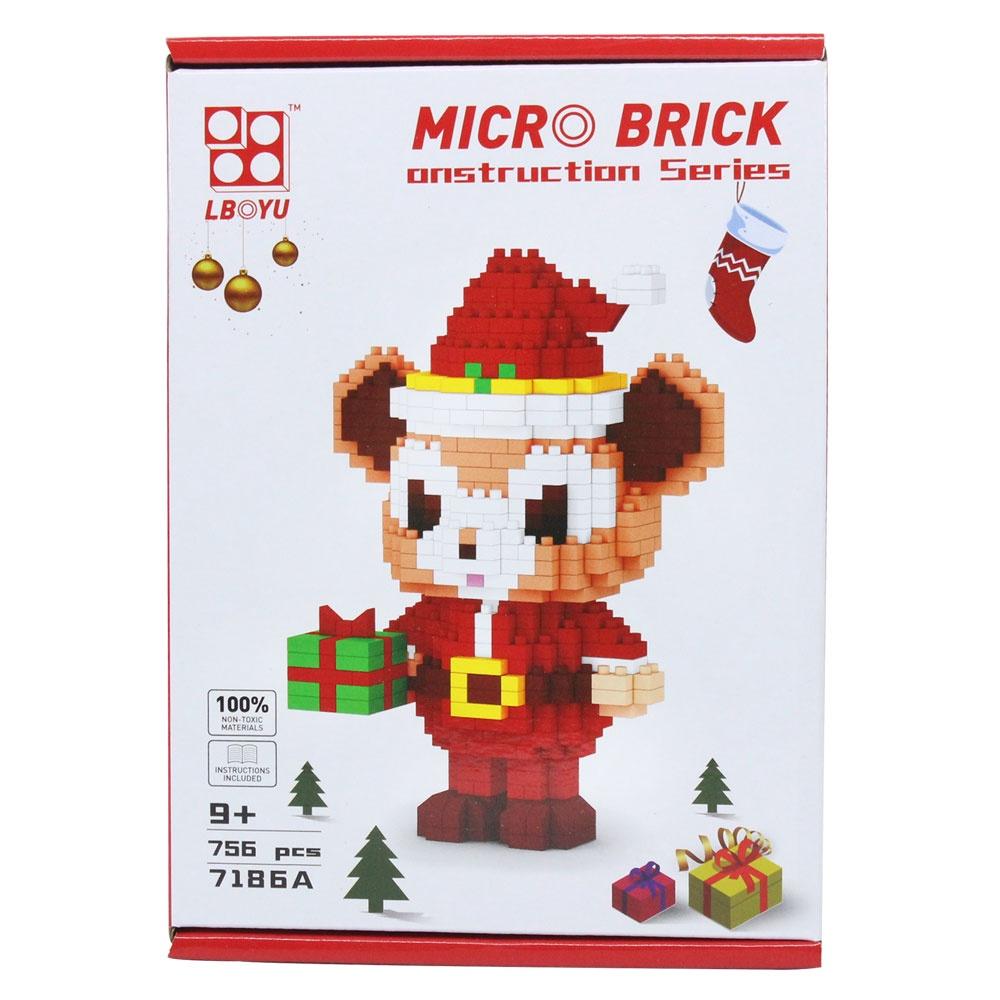 Đồ chơi  micro blocks xếp khối ông già Noel VBC-7186A