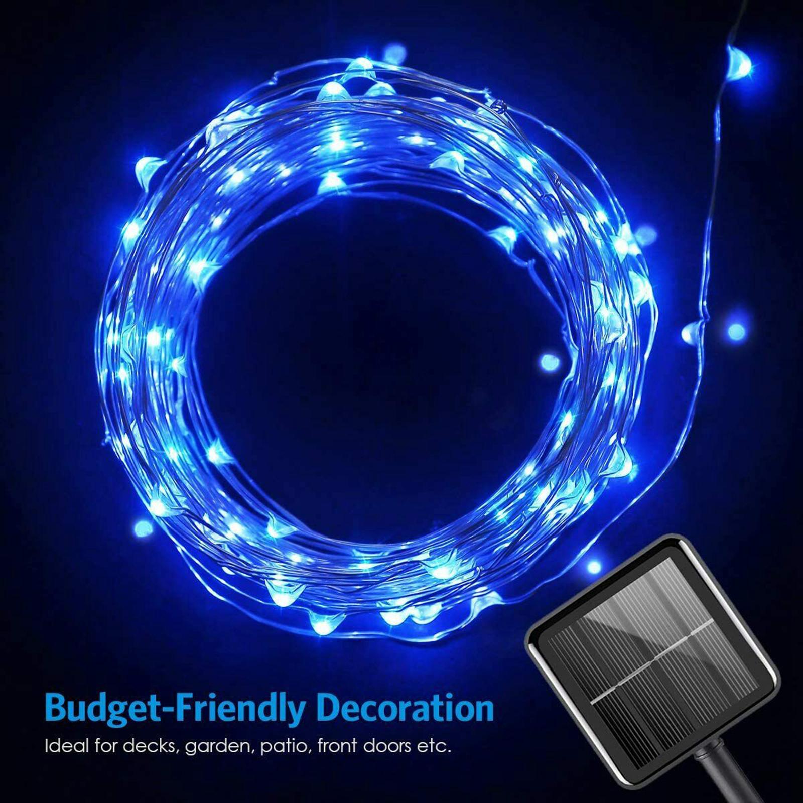 LED Solar Power Fairy Lights String Light Outdoor Party
