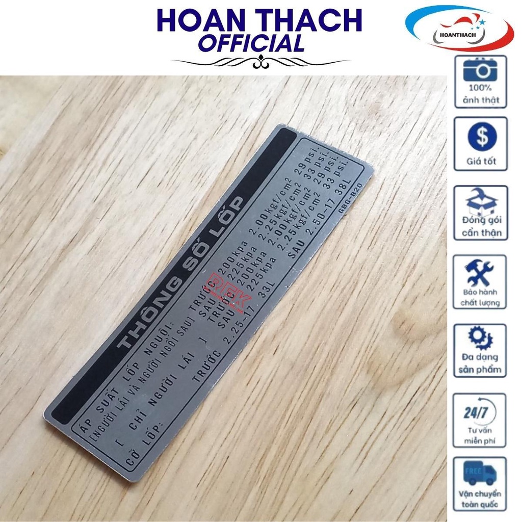 Tem Hướng Dẫn Sử Dụng Lốp Dành Cho Xe Máy Dream 87505Gbgb20