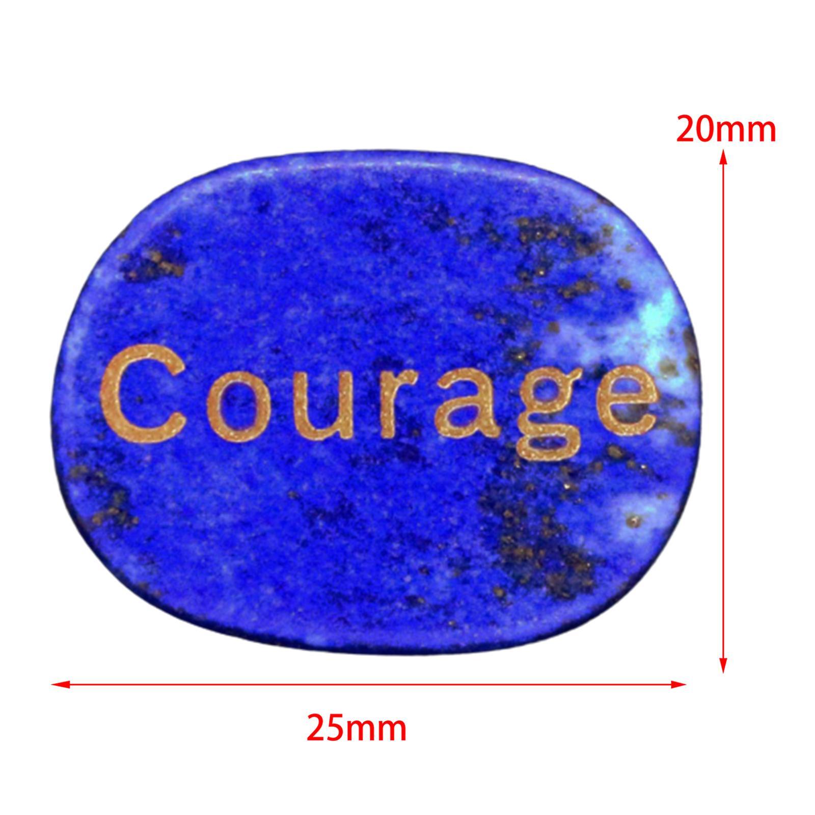 Tumbled Stones Tumbling Rock, Engraved Letters ,Collectible ,Arrangement Decoration DIY Gifts Tumble Rock Stones Figurines for Car