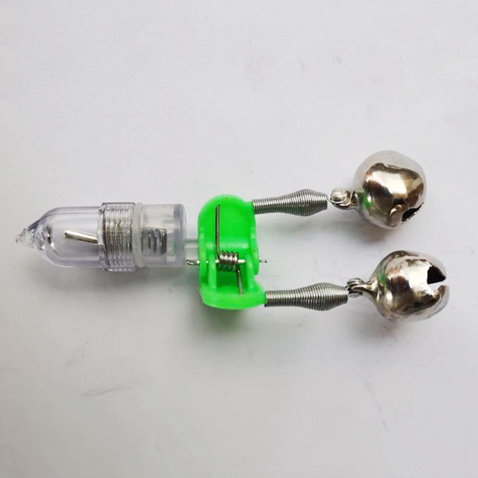10Pcs Dual Bells  Bite Lure Alarm for Night Fishing Outdoor Surf Fishing