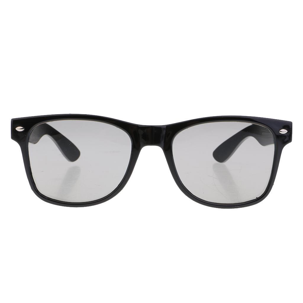 2xPassive 3D Glasses for Panasonic, Toshiba, & more Passive 3D TVs black