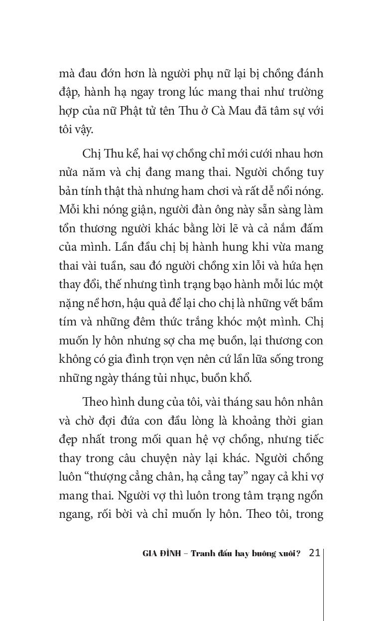 Gia Đình: Tranh Đấu Hay Buông Xuôi?