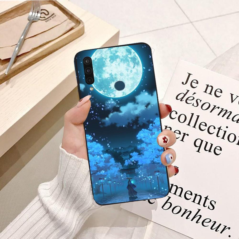 Ốp lưng dành cho điện thoại Vsmart Silicon dẻo hình Trăng Xanh