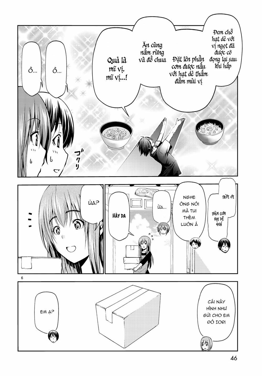 cô gái thích lặn - grand blue chapter 60 6