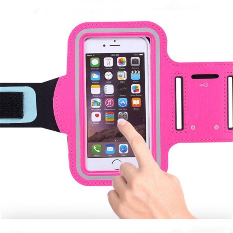 2019 New Running Bags Men Women Armbands Touch Screen Cell Phone Arms Band Phone Case Sports Accessories for 7 Plus Smartphone