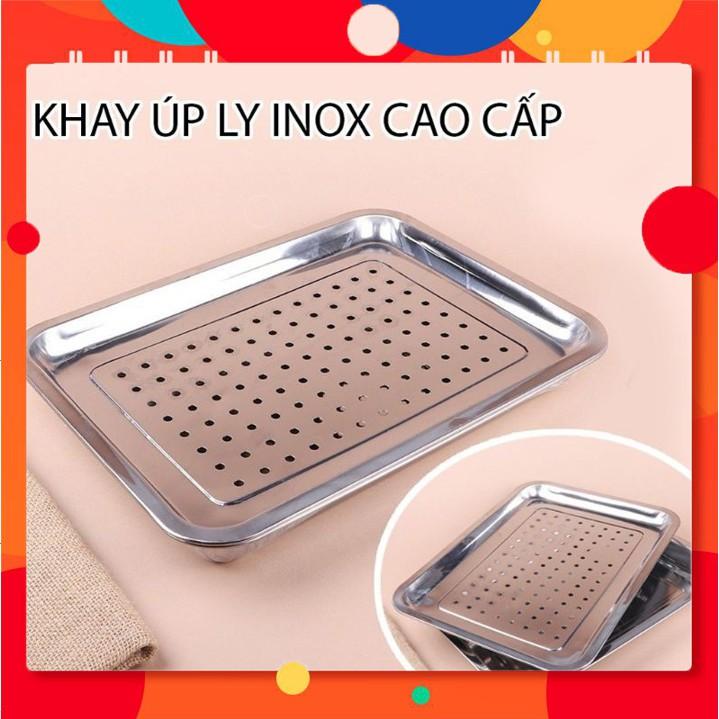 Úp ly inox 304, khay úp ly - làm từ inox cao cấp không rỉ