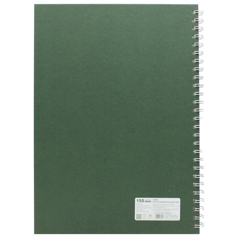 Sổ Vẽ Lò Xo B4 - 30 Tờ 150gsm - Space Art 8269 - Magic ZenArt