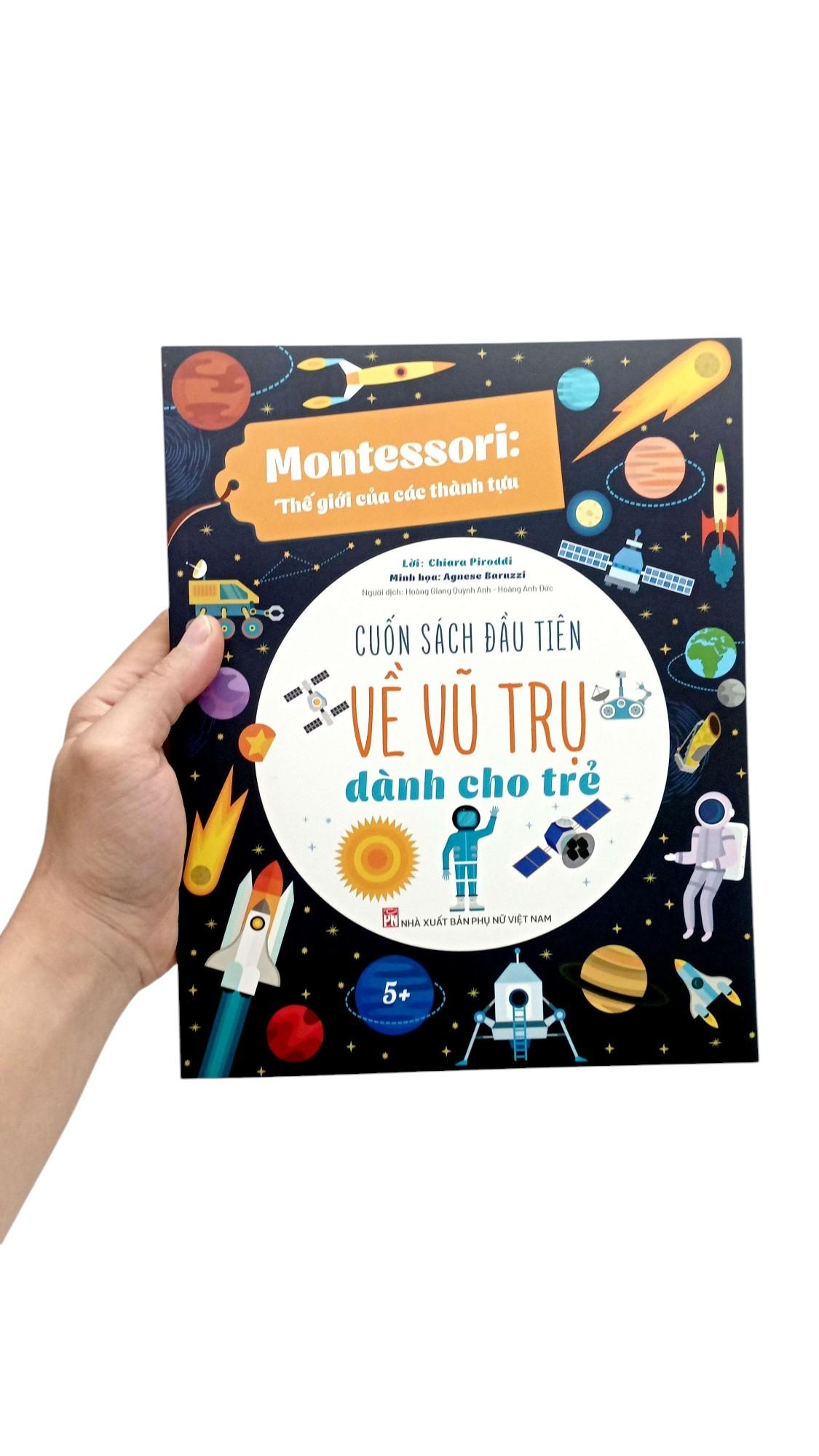 Sách - Montessori - Cuốn Sách Đầu Tiên Về Vũ Trụ Dành Cho Trẻ