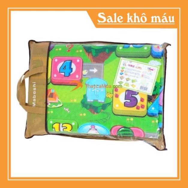 Thảm Xốp 2 Mặt Cho Bé Maboshi nhiều kích cỡ M6/M8/2M/2,2M/2,5M/3M ( giao màu ngẫu nhiên )