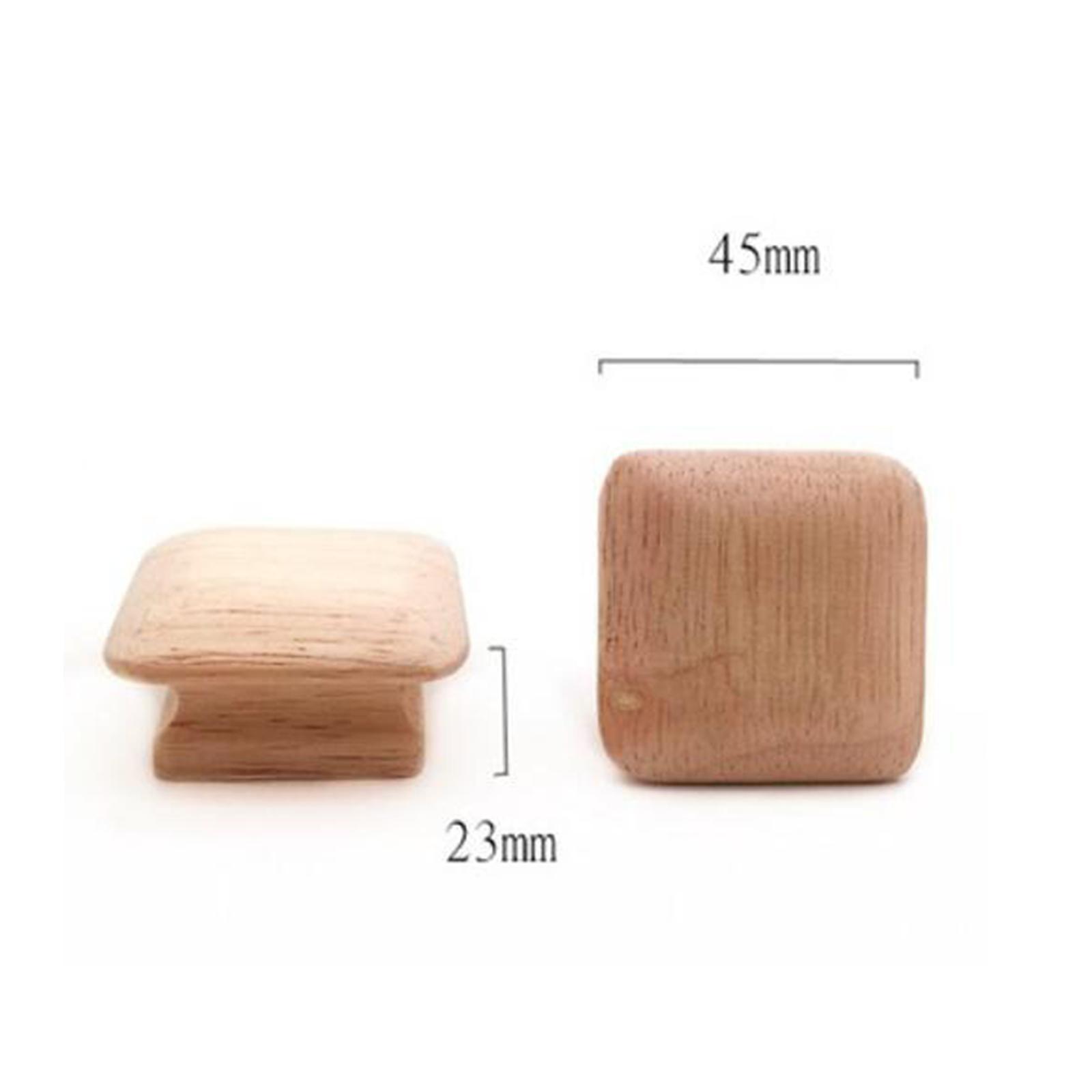 Wooden Drawer Knob Minimalist Handles Portable Easy Install Decorative Furniture Knobs for Door Wardrobe Cabinet Cupboard Home Decor