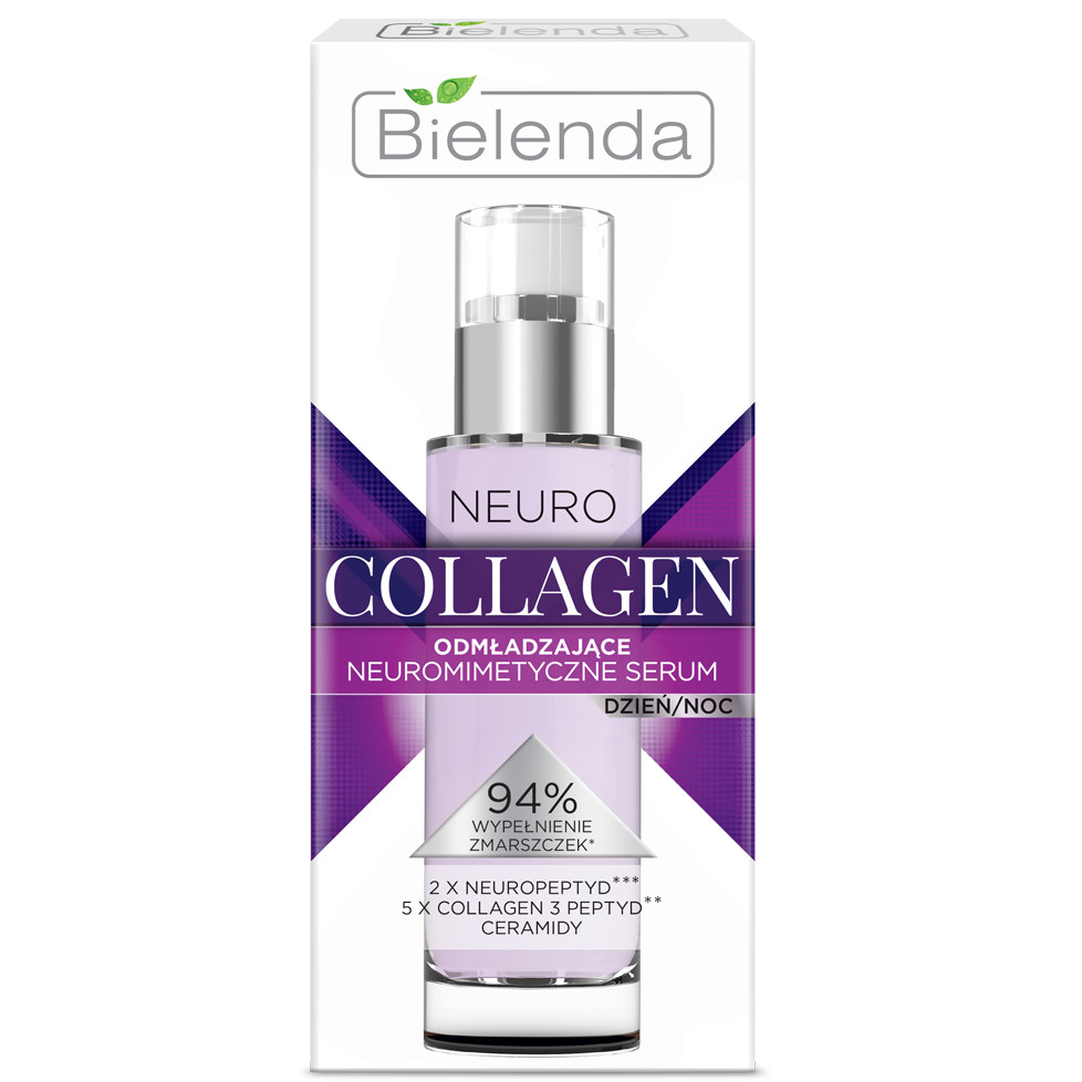 Tinh chất chống lão hóa Bielenda Neuro Collagen Neuromimetic Rejuvenating Serum Day Night 30ml