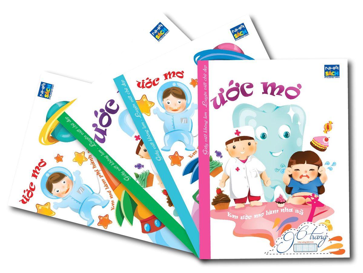 (Mua 10 Cuốn Tặng 3 Cuốn) Tập Vở Học Sinh Ước Mơ 96 Trang (5 Ôly)