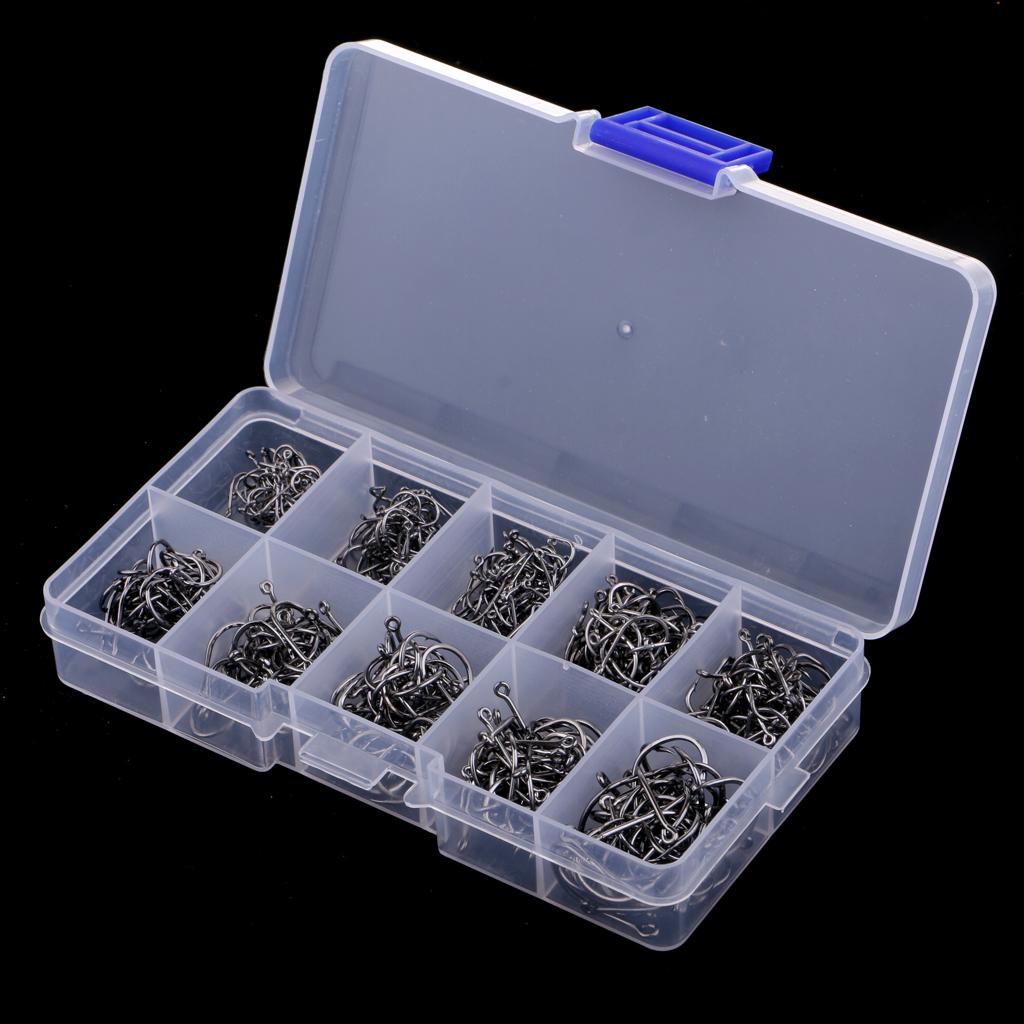 500pcs High Carbon Steel Octopus Circle Hooks Saltwater Sea Fishing Hook