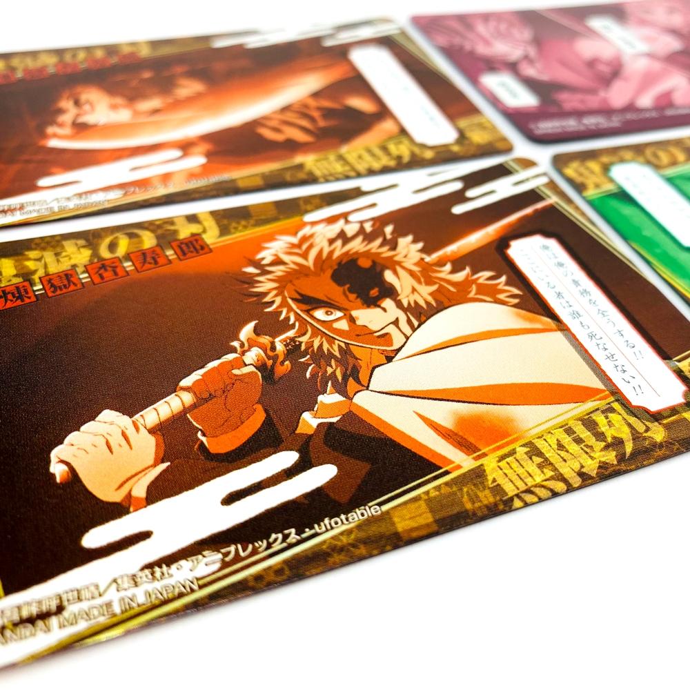 Thẻ Nhân Vật Thanh Gươm Diệt Quỷ - Bandai Kimetsu no Yaiba Metallic Card (2 Thẻ Ngẫu Nhiên/Túi)