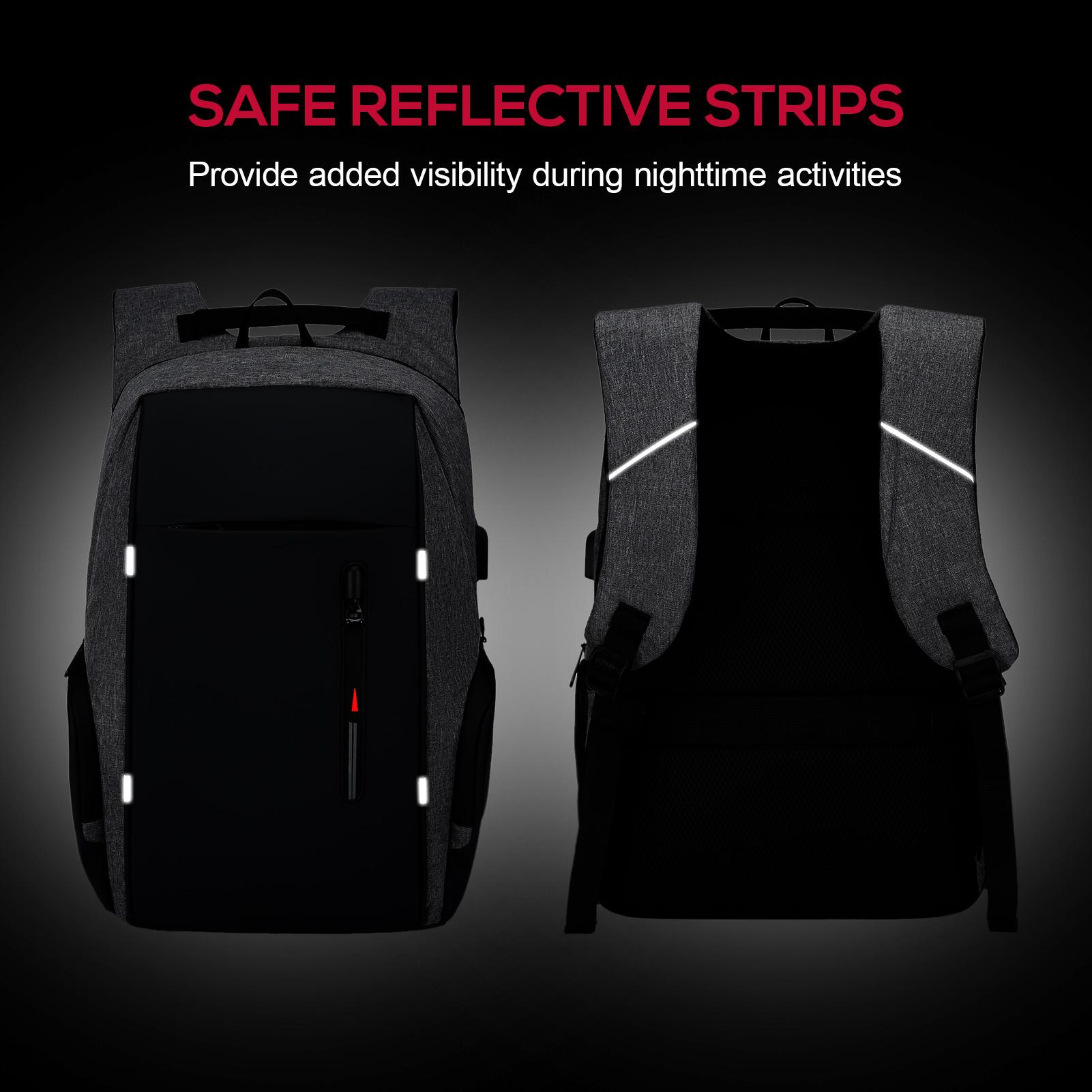 Balo Văn Phòng Chống Nước Chống Trộm Đựng Máy Tính Xách Tay 15.6 Inches Tiện Dụng Rw1322