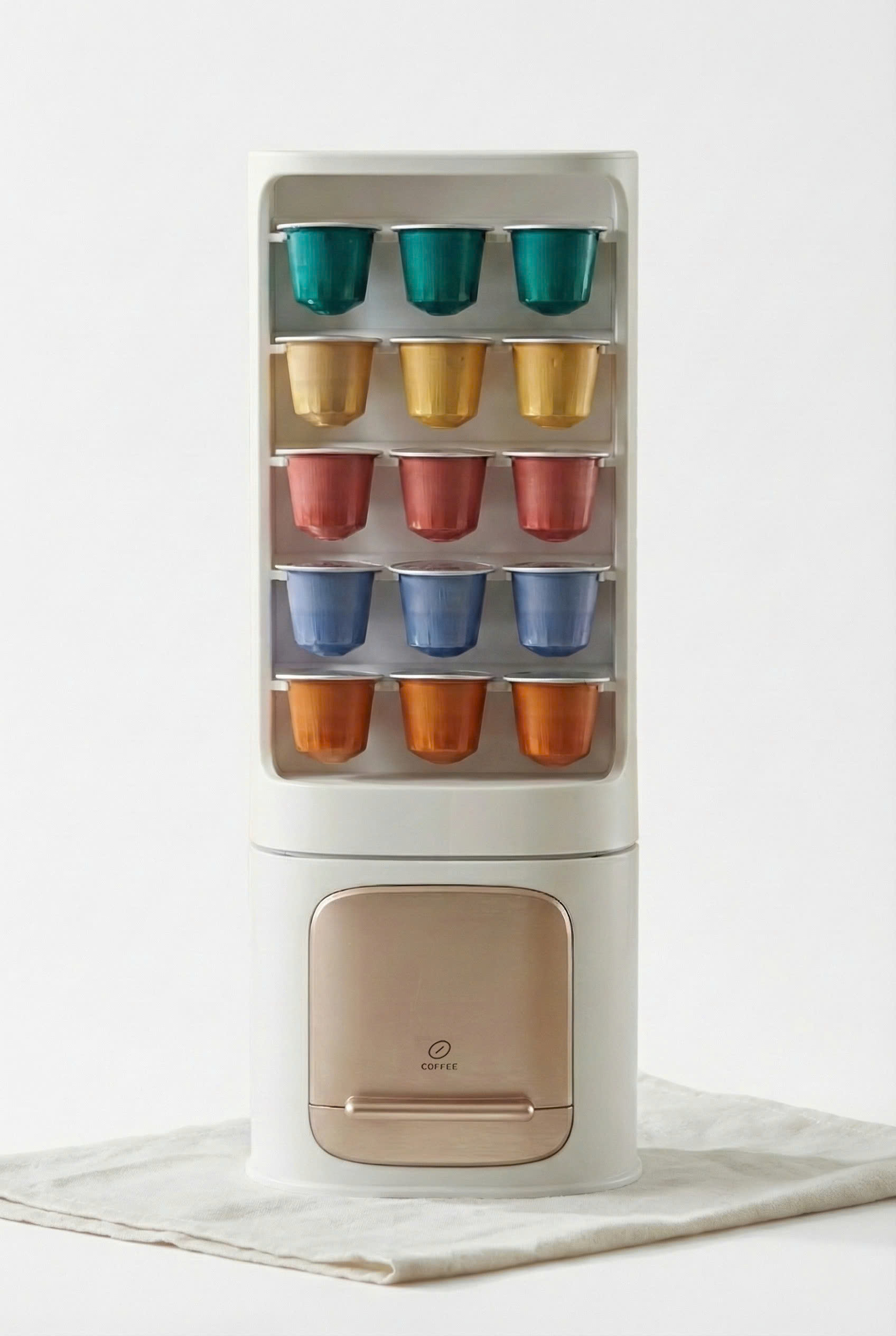 Máy pha viên nén Trà và Cafe Wells Home Cafe [TẶNG KÈM Khay đựng viên nén] - Hàng chính hãng