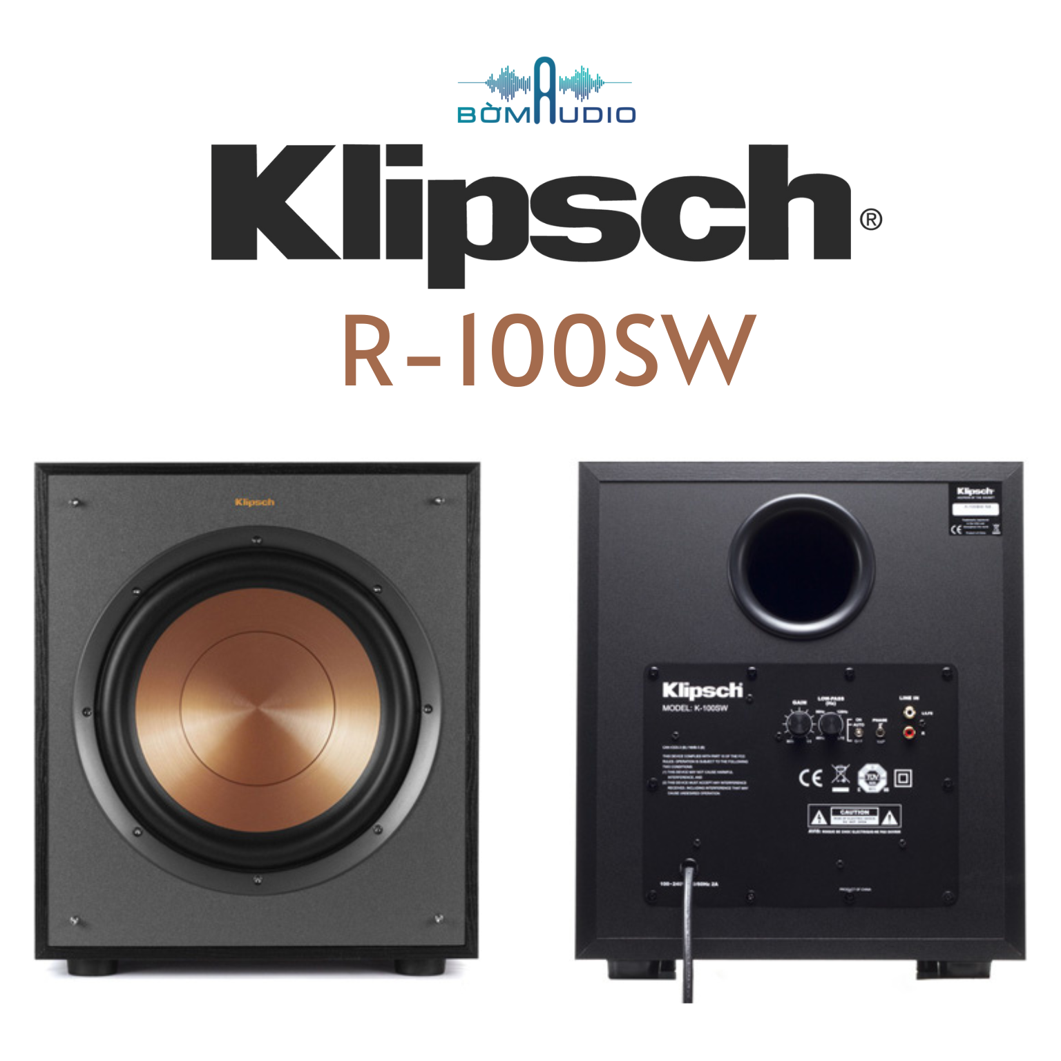 Loa Sub Klipsch R100SW | Liên Hệ 0964.801.493 Để Có Giá Tốt Nhất | Hàng chính hãng