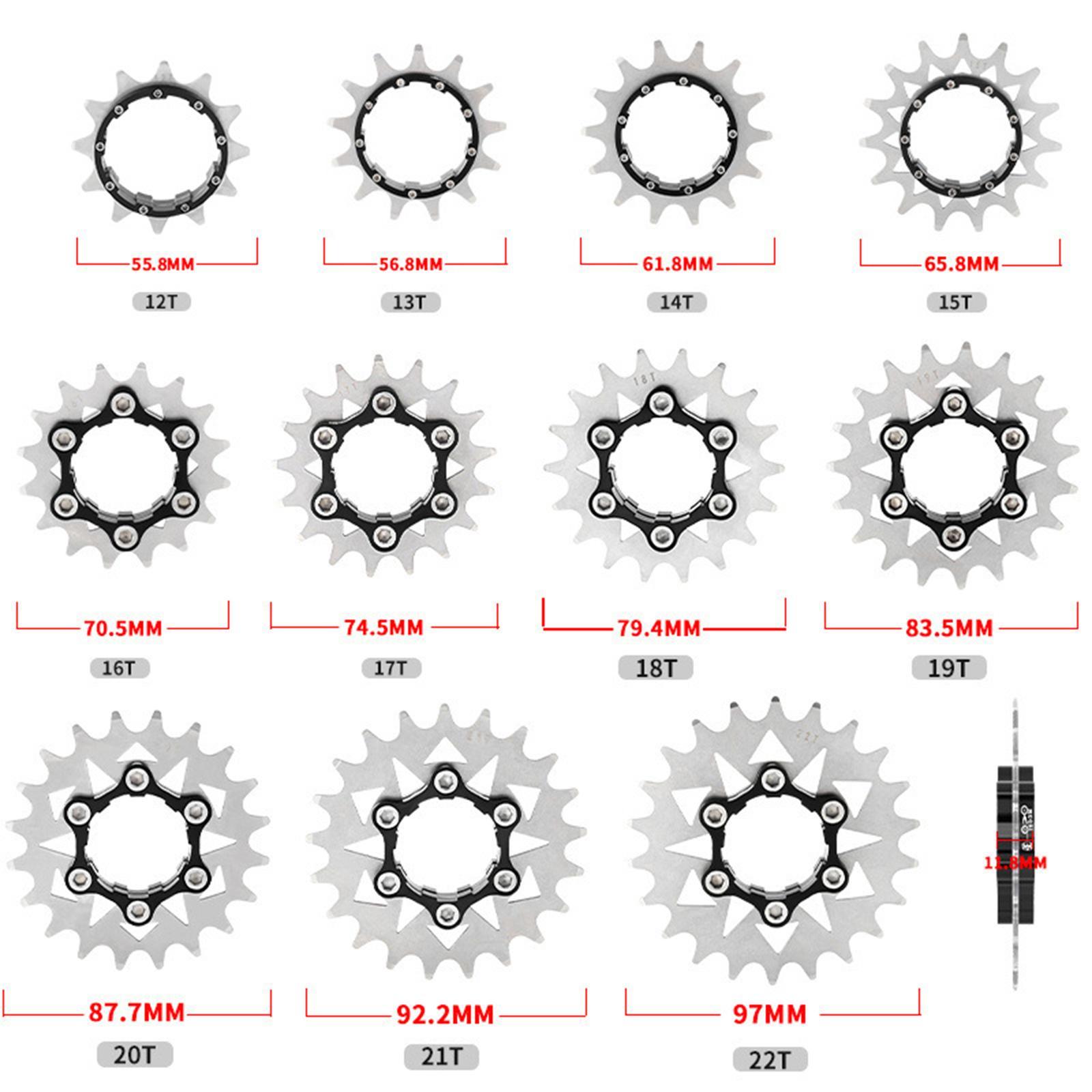 Bike Single Speed Conversion Wrench Aluminum Alloy Single Speed Cassette