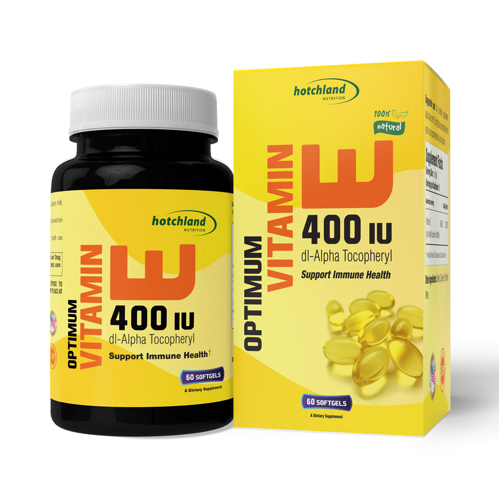 Viên uống bổ sung vitamin E giúp da, tóc đẹp Optimum Vitamin E chính hãng -HL3692