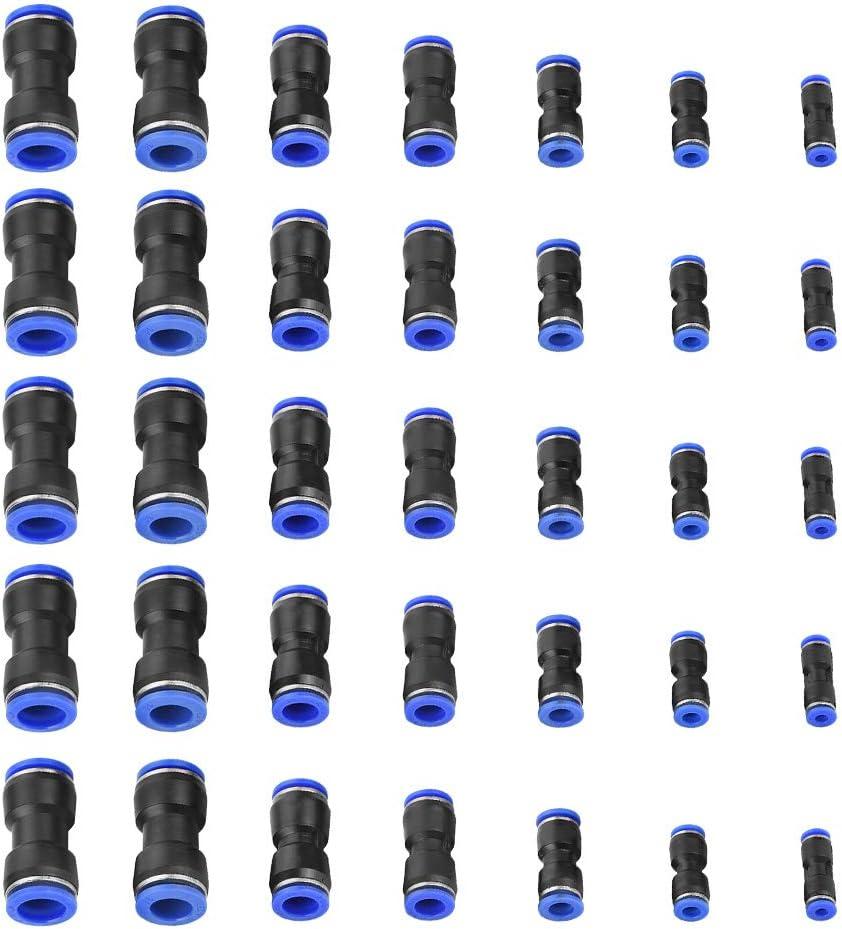 Đầu nối khí nén, đầu nối khí nén 35pcs Blue Plast