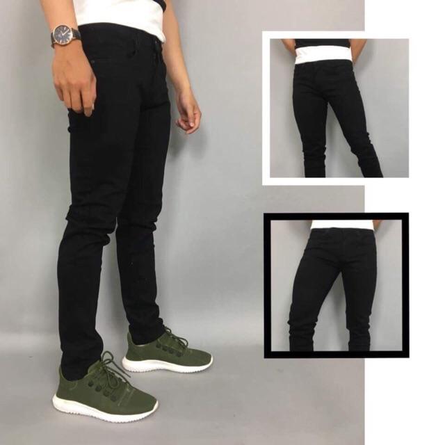 Quần jeans nam đen - trắng co giãn nhiều JCG11