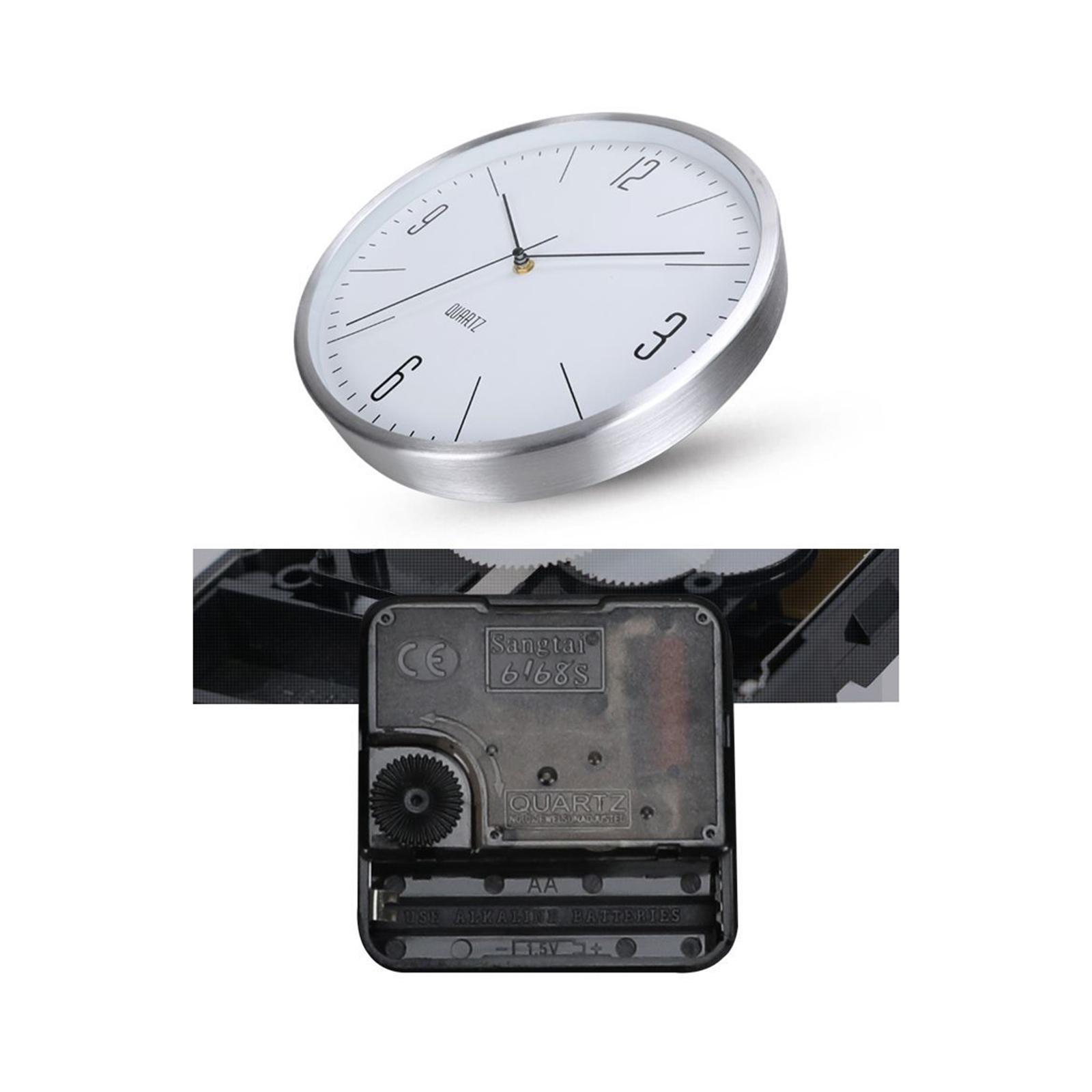 Simple Wall Clock Silent Quartz Clock Wall Hanging Clocks for School Living Room Decoration
