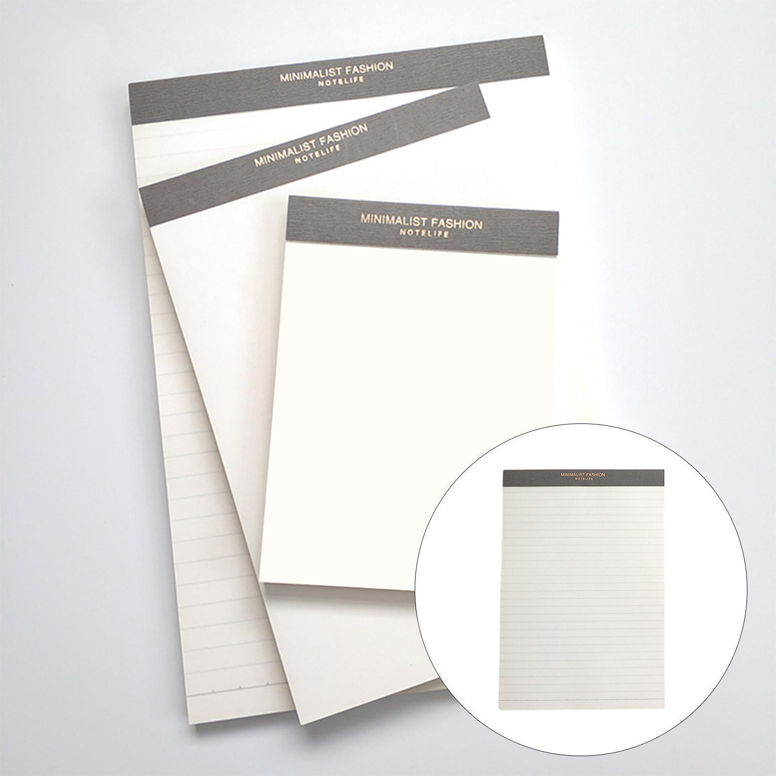 Journal Notebook 70 Sheet Paper Pads , DIY Stationery, School A5 Horizontal line