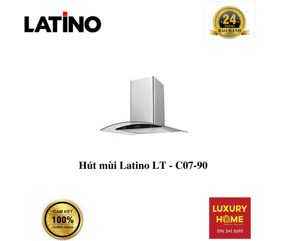 Hút mùi Latino LT - C07-90 chính hãng