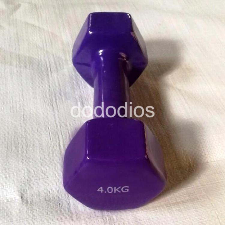 Tạ Tay gang đặc bọc cao su dododios tập gym, Yoga Pilates (1 chiếc )