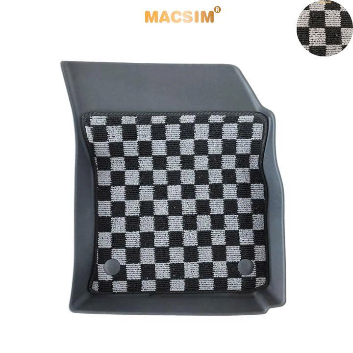 [CHÍNH HÃNG] Thảm lót sàn ô tô Attrage (2014-2026) Macsim – 2 Lớp Ca rô, chuẩn phom, dễ vệ sinh (Mã 03)
