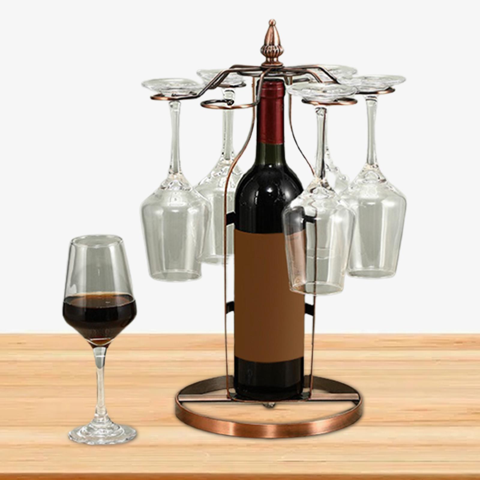 2 in 1 Rack Iron Freestanding Bottle Stand Wedding Banquet