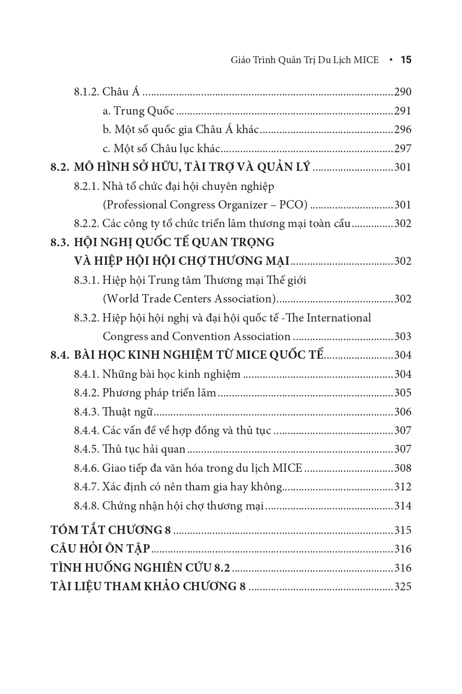 Giáo Trình Quản Trị Du Lịch MICE