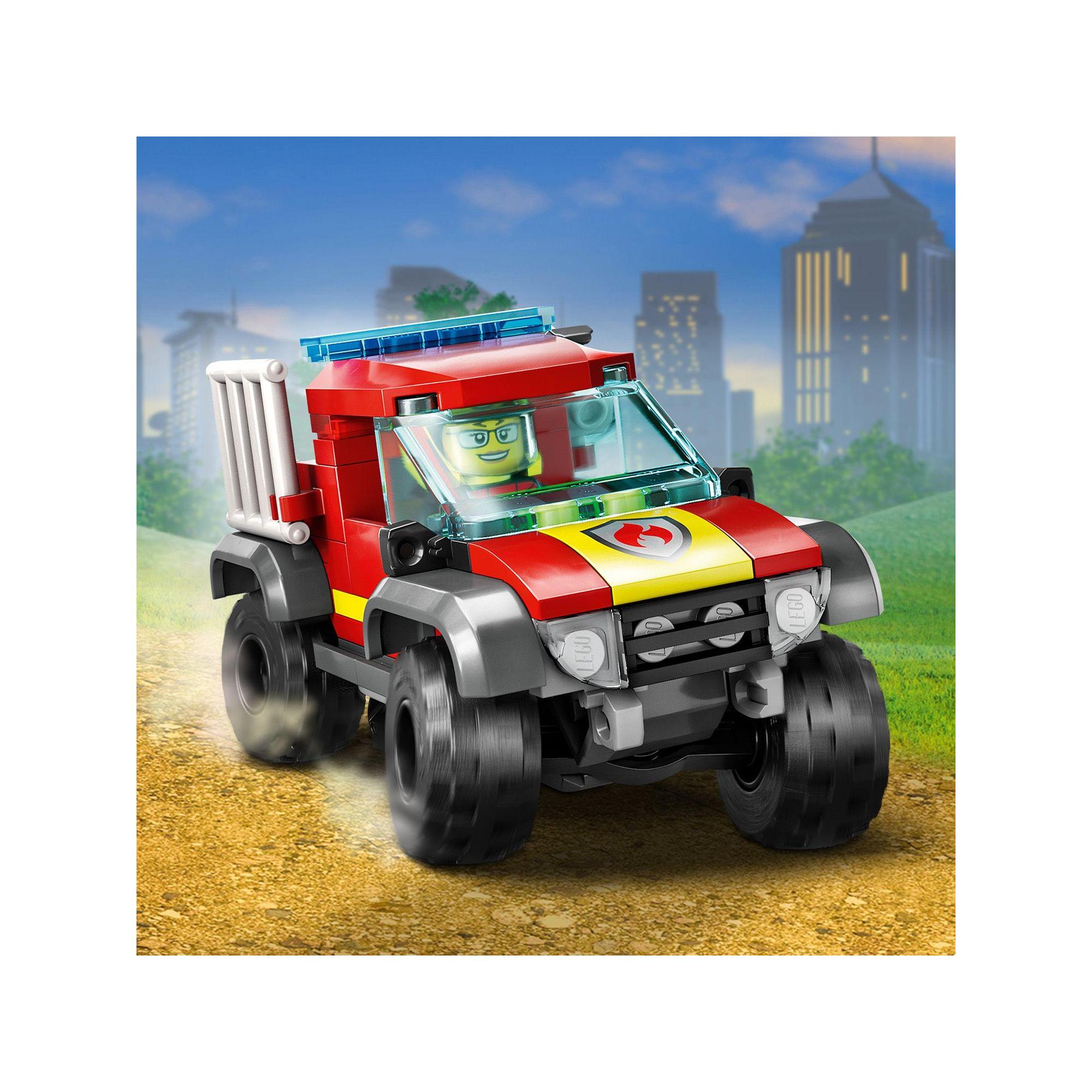 LEGO City 60393 Xe Chữa Cháy 4x4 (97 Chi Tiết)