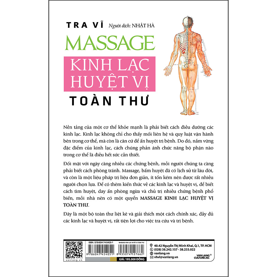 Massage Kinh Lạc Huyệt Vị Toàn Thư (Tái Bản)