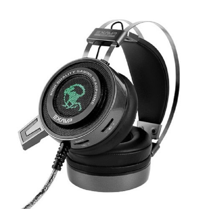 Headphone EXAVP Cao Cấp Gaming/DJ EX820V LED + rung + âm thanh 7.1 - Hàng Chính Hãng