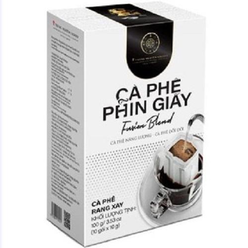 Combo 2 Hộp Cà Phê Phin Giấy Fusion Blend - Hộp 10 gói - Trung Nguyên Legend (Thơm nồng, chua ngọt mạnh, mùi vỏ chanh)