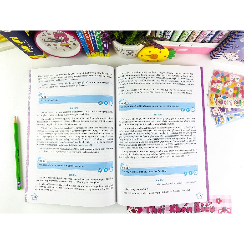 Combo 2 cuốn Những bài làm văn mẫu lớp 3 - Cánh Diều