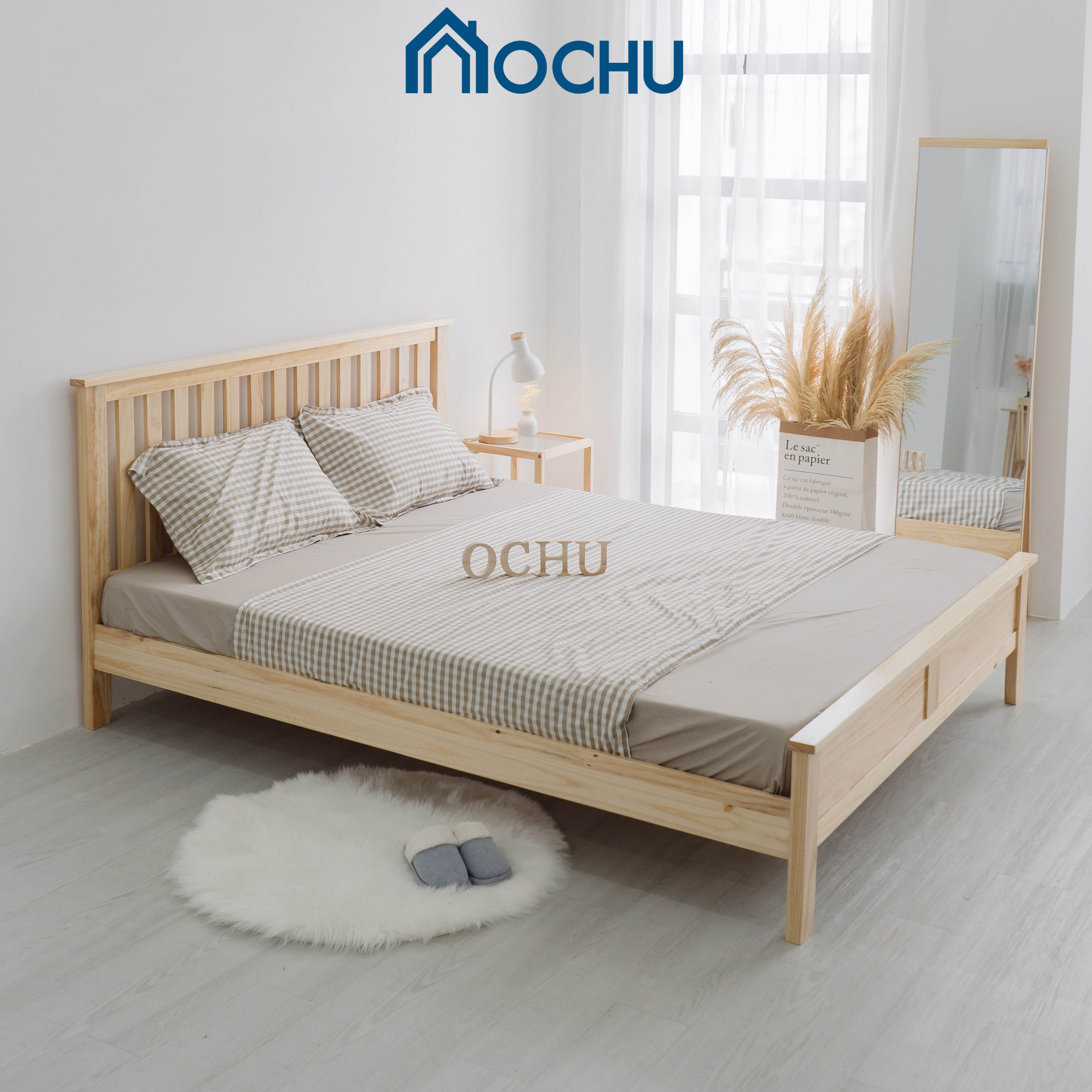 Giường Ngủ Gỗ Thông OCHU - Bernie Bed  - Natural