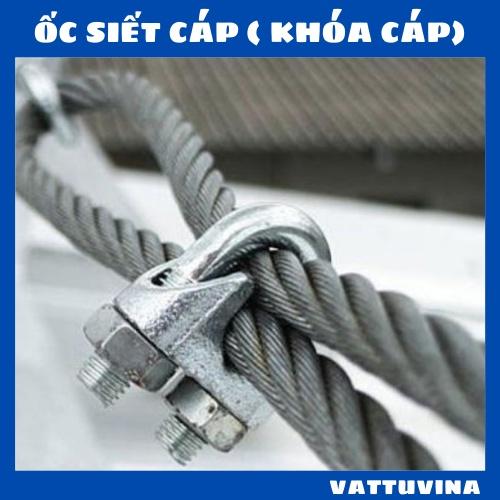 Ốc siết cáp - khóa cáp - cóc kẹp cáp - size 3mm, 5mm, 6mm, 8mm, 10mm, 12mm