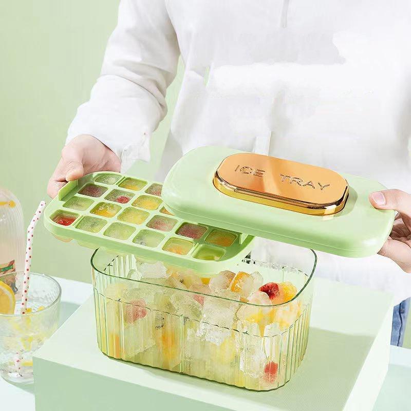 Bộ khay làm đá, ép lấy đá, đựng đá KACHEEG ICE TRAY Hanrui Shop VN