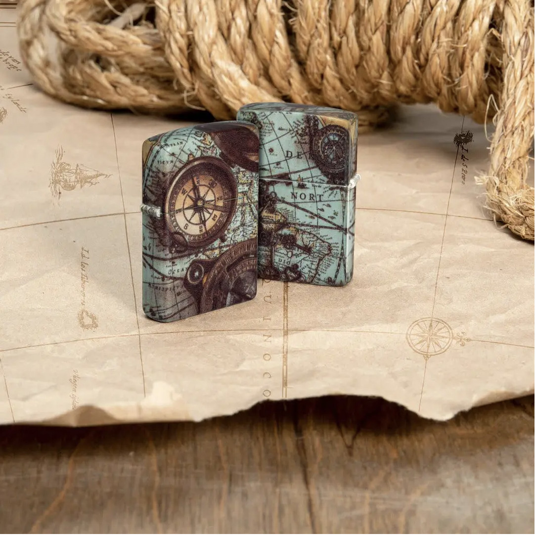 Bật lửa Zippo 49916 Compass Design - Chính hãng 100%