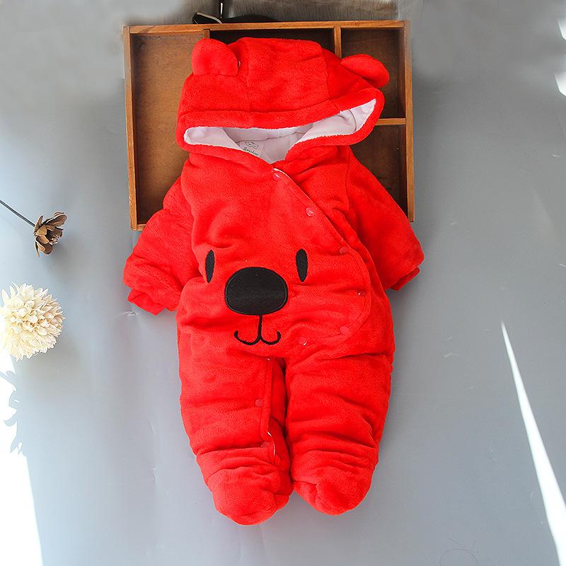 Cho Bé Mùa Đông Áo Liền Quần Sơ Sinh Áo Khoác Cho Bé Gái Quần Áo Cotton Quần Áo Trẻ Em Baby Rompers Bé Trai Jumpsuit Cách Mặc Quần Áo Cho Trẻ Sơ Sinh