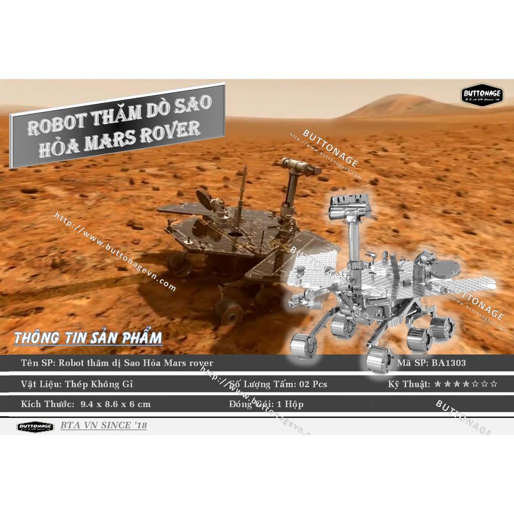 Mô Hình Lắp Ráp 3d Robot thăm dò Sao Hỏa Mars rover