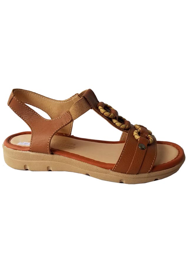 Giày Sandal Nữ BIGGBEN Da Bò Thật SDN0399