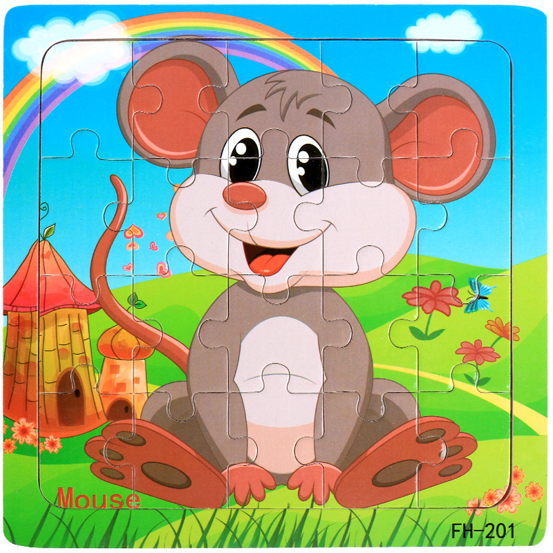 Đồ chơi tranh xếp hình 20 miếng puzzle cho bé - Đồ chơi thông minh trẻ em