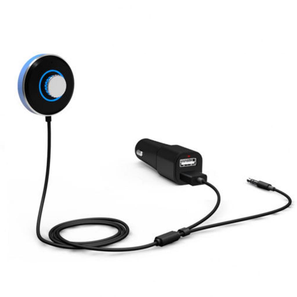 Car Charger Audio Adapter Kit Wireless Bluetooth 3.5 Mm Aux Stereo Receiver